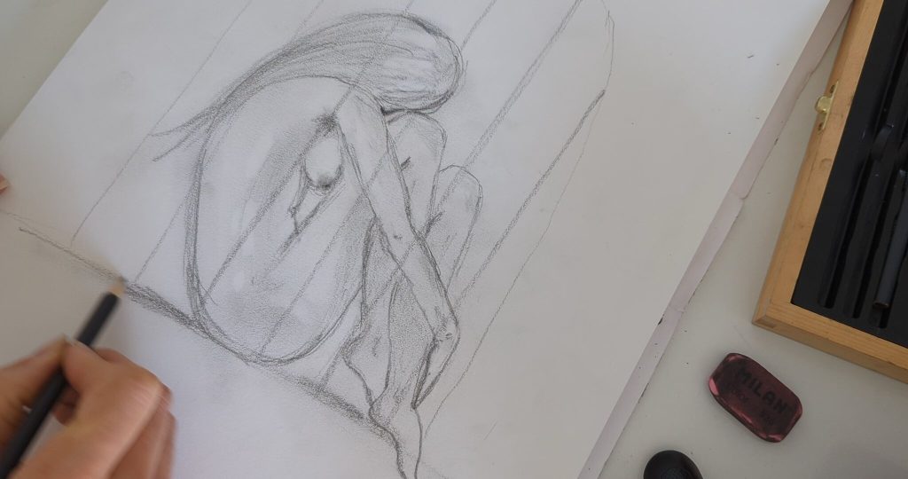 ELLAS fotograma dibujo jaula